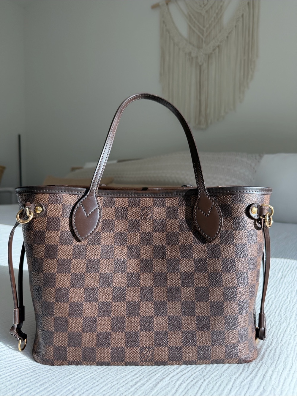 Louis Vuitton Neverfull MM Damier Ebene Tote